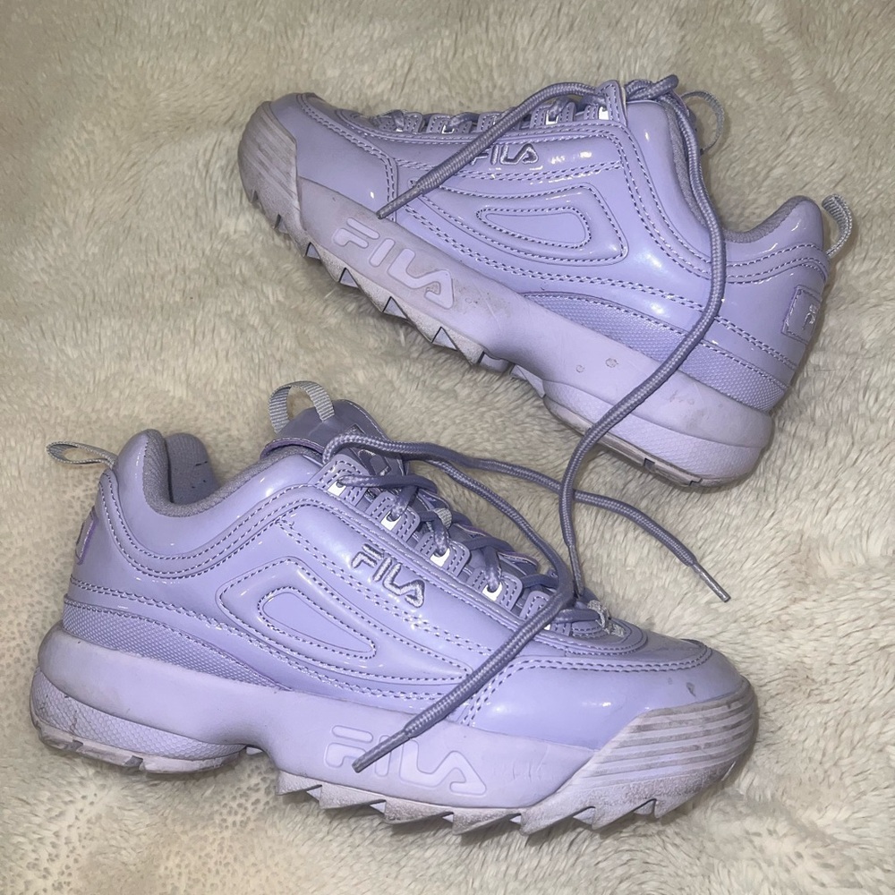 Fila Pastel Purple Chunky Sneakers